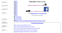 Desktop Screenshot of mikroklub.hu